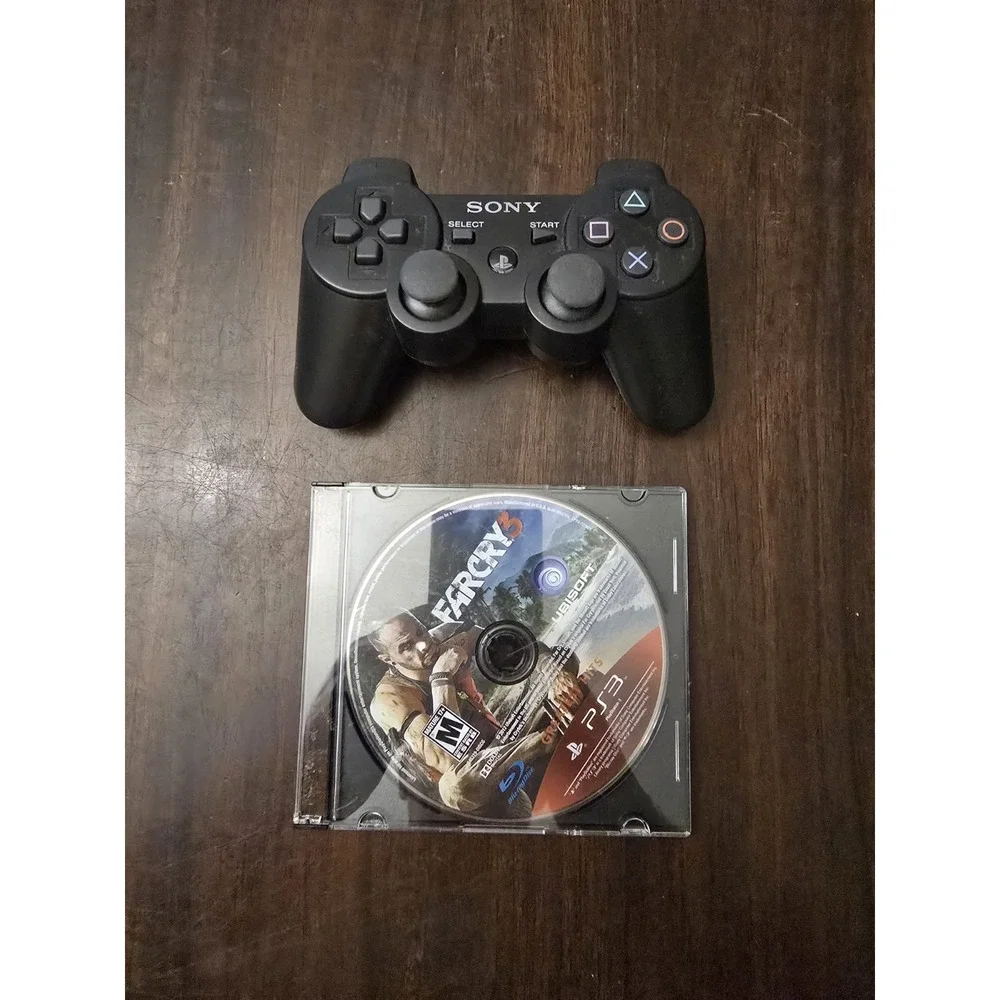Sony Playstation 3 Slim Console Bundle w/ Game & Controller- Tested